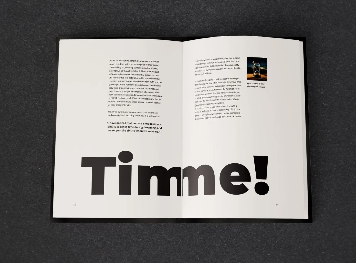 Dream Reality — Timme! spread