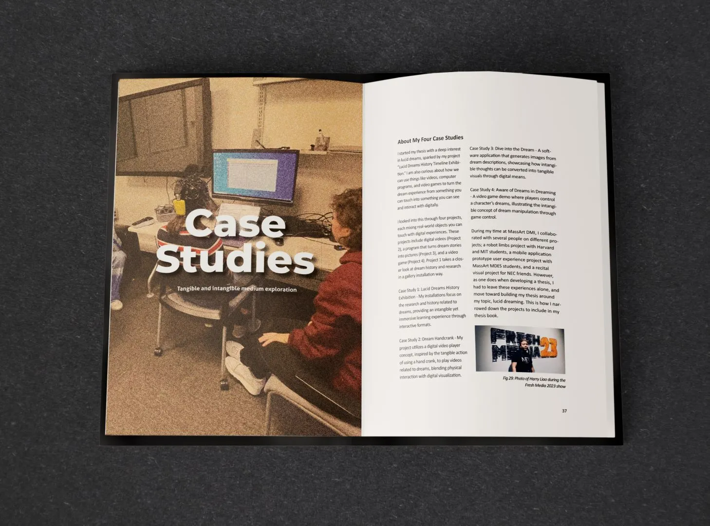 Dream Reality — Case Studies spread