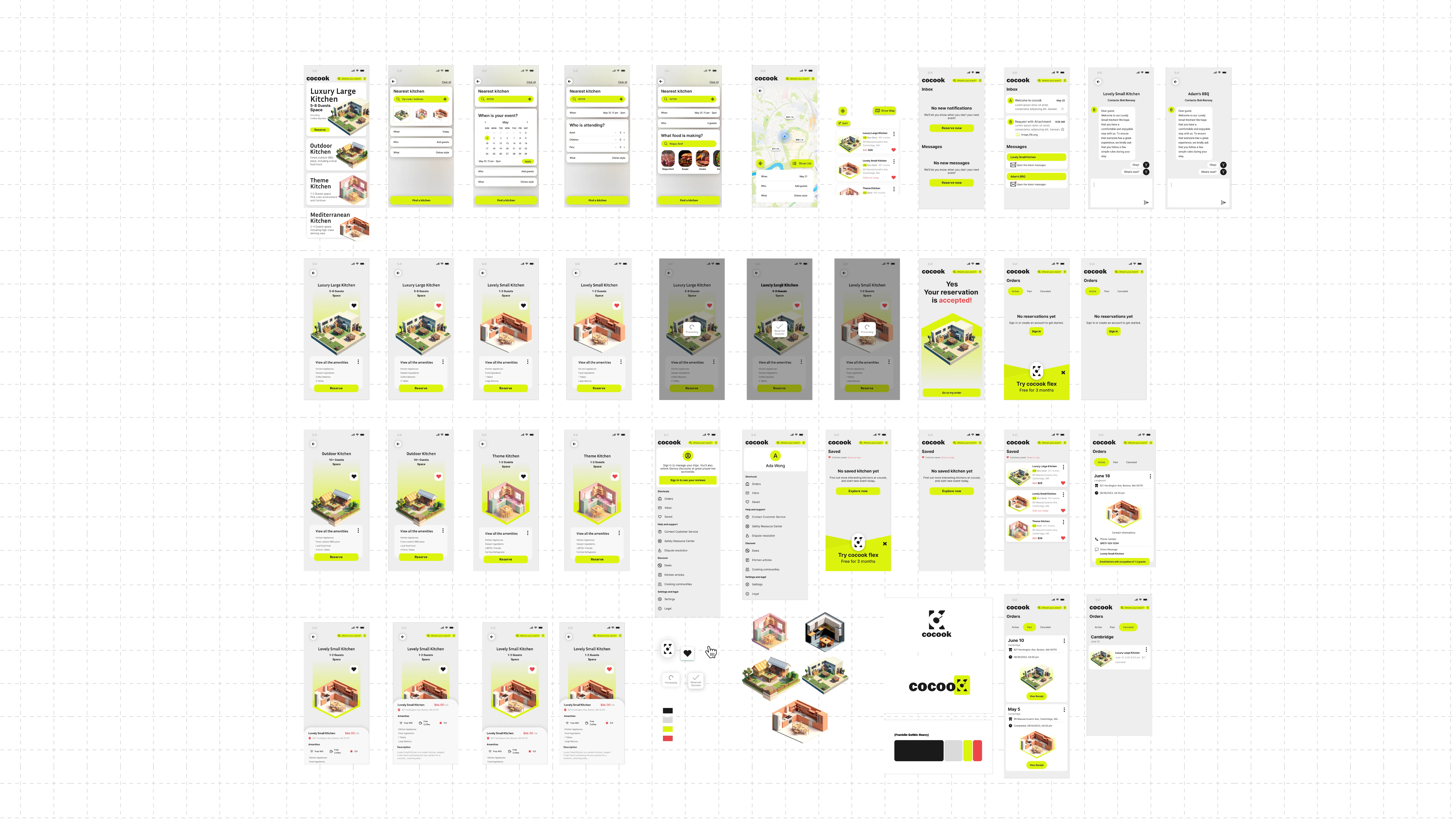 Cocook App Prototype Design